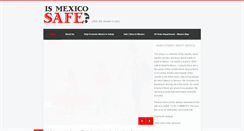 Desktop Screenshot of ismexicosafe.org